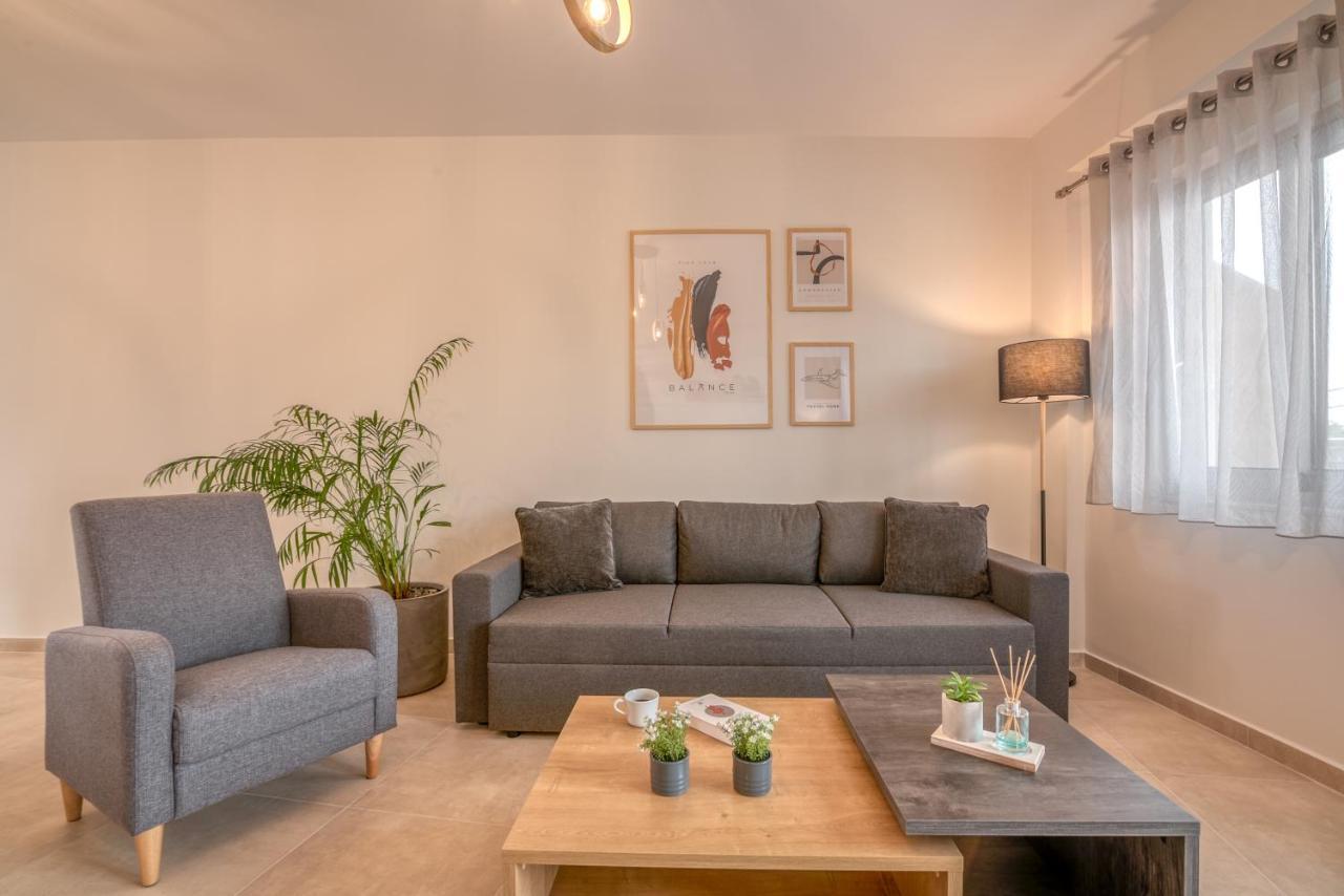 Apartmán Romanza Kavros Paralia Kourna Exteriér fotografie