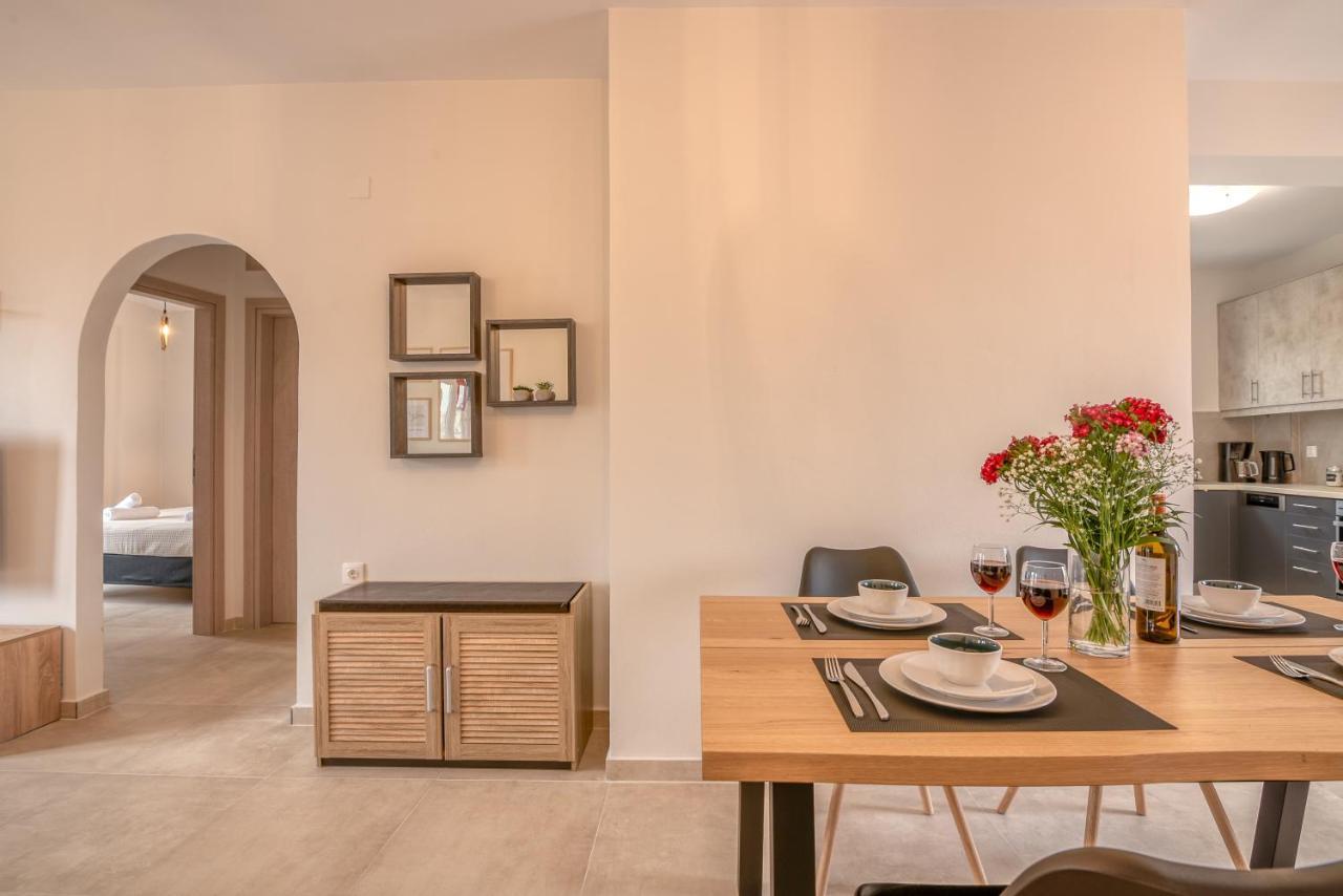 Apartmán Romanza Kavros Paralia Kourna Exteriér fotografie