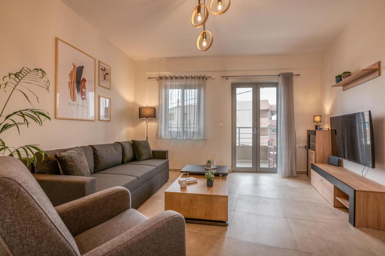 Apartmán Romanza Kavros Paralia Kourna Exteriér fotografie