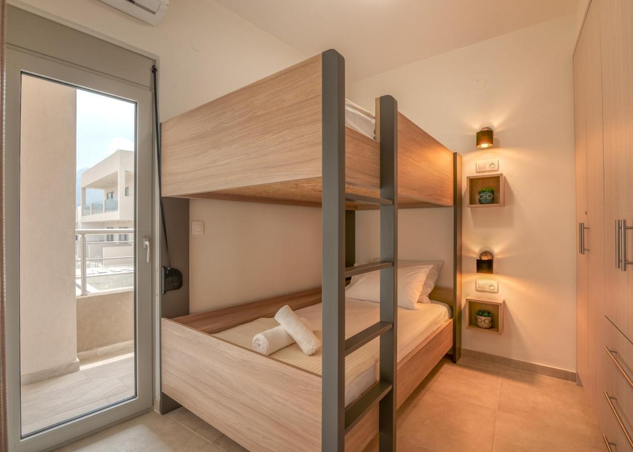 Apartmán Romanza Kavros Paralia Kourna Exteriér fotografie